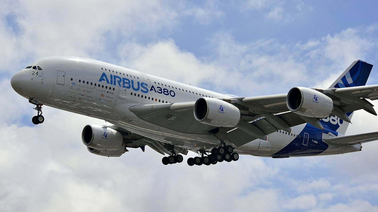 Airbus A380 airplane